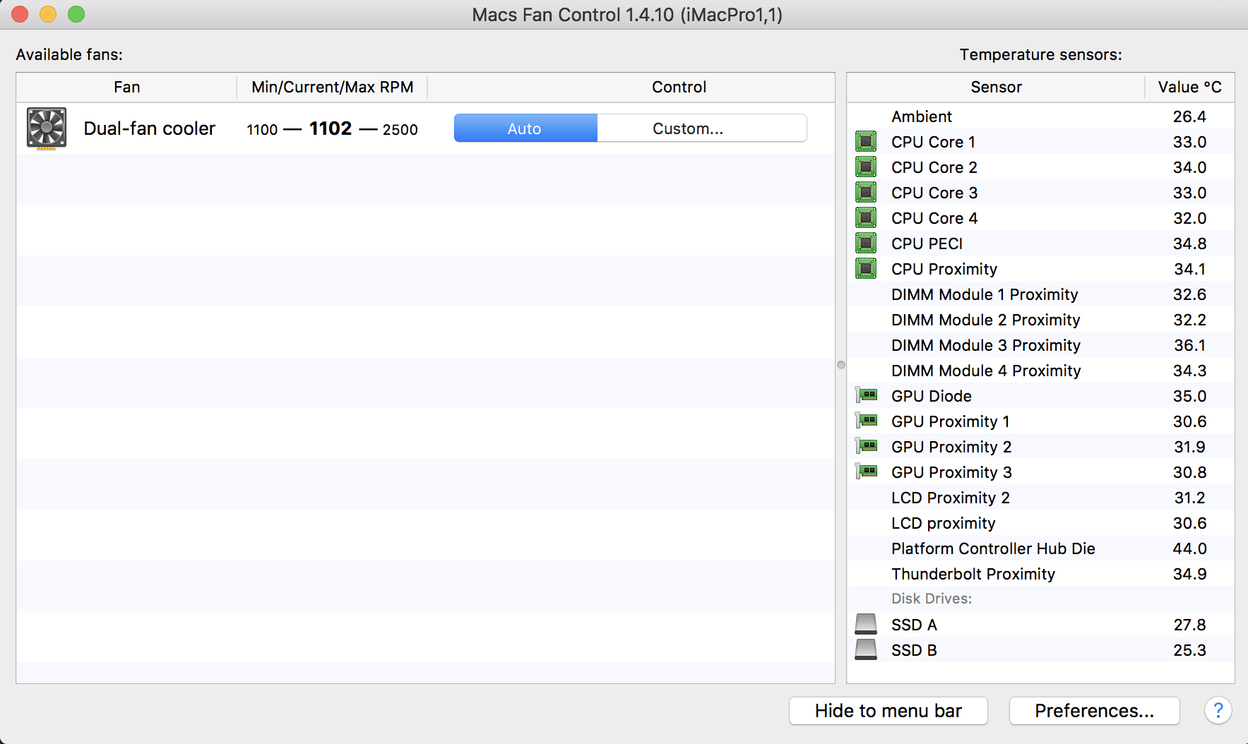 mac hdd fan control software