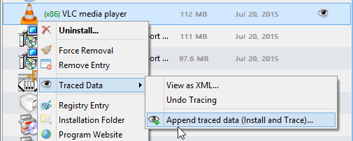 Install Tracker, Append Traced Data